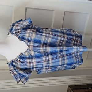 Wrangler plaid blouse M